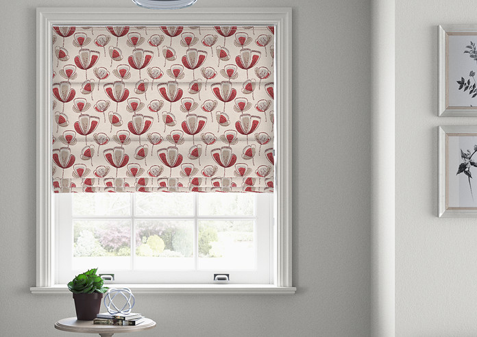 Helix, Red - Roman Blind - Image 3